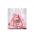 2pcs/set Fashion Candy Color Geometric Shape PVC Bag