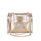 Fashion Metallic Color Transparent PVC 2pcs/set Shoulder Bag