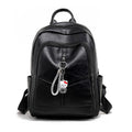 Classic Large Capacity Women Good Quality PU Backpack
