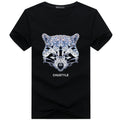 Men Cotton Fashion Bear Printed Tops