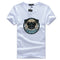 Men Cotton Dog Printed Casual Tops