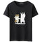 Men Cotton Funny Dog Friends Printed Tops