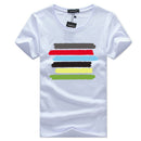 Men Cotton Multicolor Printed T-shirts