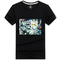 Men Cotton Letter Printed Fresh Style Tops
