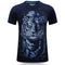 Men Lifelike Tiger 3D Printed Short Sleeves Tops
