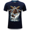 Men Cotton Eagle Printed Short Sleeves Tees