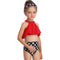 2 Pcs Mom And Daughter Halterneck Swimsuit