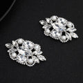 Fashion Good Quality Hollow Design Crystal Wedding Shoe Buckles