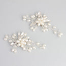 Fashion Imitation Pearl Good Quality Crystal Design Wedding Shoe Buckless