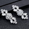 Hot Sale Fashion Wedding Jewelry Silver Alloy Crystal Shoe Buckle