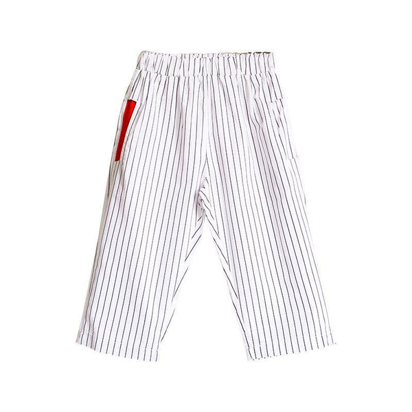Girl Junior Cotton Stripes Printed Pants