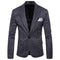 Men Stripes Printed Slim Fit Blazer