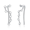 Fashion Stars Design Good Quality Sterling Silver Earrings