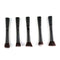 5pcs/Set Black Color Simple Design Women Makeup Brushes