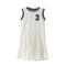 Girl Youth White Lace Design Sleeveless Dress