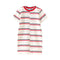 Girl Youth Stripes Printed Short Sleeves Dress