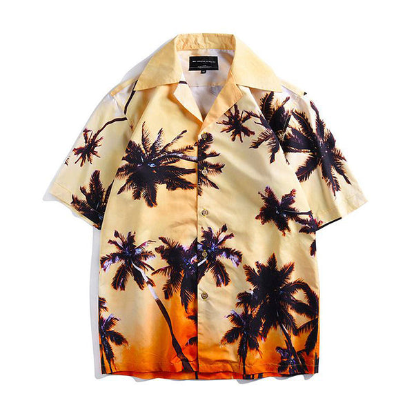 Men Tree Printed Casual Shirts