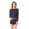 Casual Loose Pattern Solid Color Long-sleeve Pajama Set
