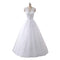 Women Classic Sleeveless V Neck Lace Mesh Plus Size Wedding Gown