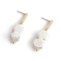 Women Good Quality creative Irregular Pearl Knotted Design Earrings