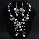 Fashion Irregular Imitation Pearl Design Women Wedding Jewelry Set