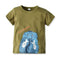 Boys Cotton Animals Printed Casual T-shirts