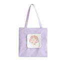 Creative Cartoon Girl Design Summer Leisure Canvas Bag