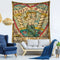 150*200cm Polyester Tarot Card Printed Rectangle Tapestry