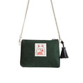 Cartoon Pattern Metal Chain Tassel Design Crossbody Bag