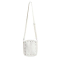 Candy Color Unique Rivet Design Square Mini Size Canvas Bag