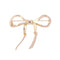 Good Quality Plated Alloy Bowknot Design Women Brooch