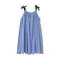 Junior Girl Stripes Print Sleeveless Casual Dress