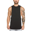 Men Cotton Patchwork Sleeveless Tanks