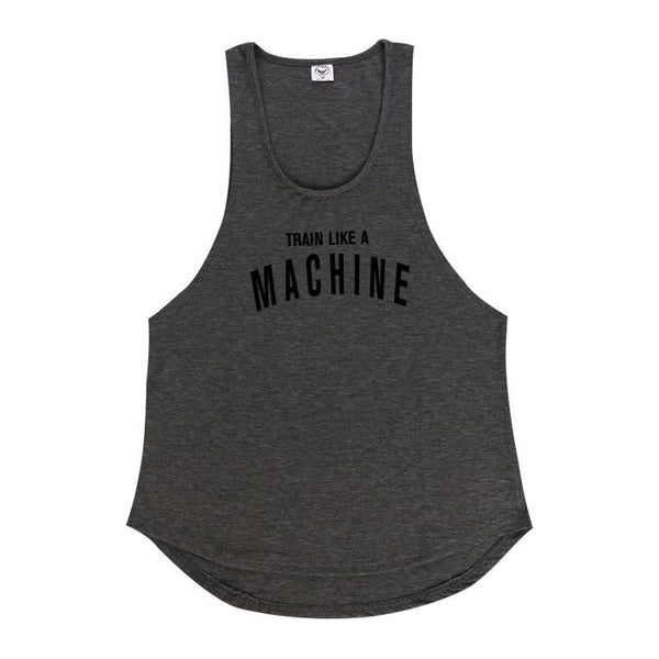 Men Letter Breathable Workout Tanks Tops