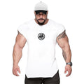 Men Cotton O-neck Slim Fit Sleeveless Tanks