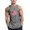 Men Cotton Print Fitness Motion Tanks