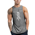 Men Letter Printed Sleeveless Sports Tanks