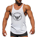 Men Cotton Print Breathable H Type Tanks Tops