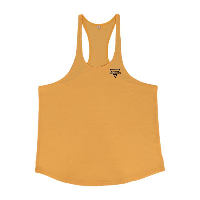 Men Cotton Breathable Y Back Tanks Tops