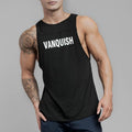 Men Cotton Letter Printed Bodybuilding Motion Tanks