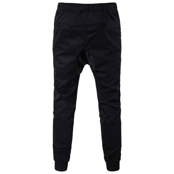 Men Black Casual Harem Pants