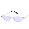 Creative Metal Frame Triangle Shape Ocean Lenses Women Sunglasses