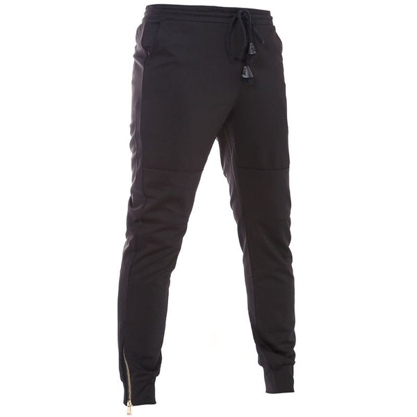 Men Solid Color Casual Pants