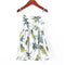 Girl Summer Floral Print Spaghetti Strap Dress
