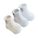 3 Pairs Baby Cotton Breathable Anti Slip Socks
