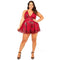 Hot Sale Women V Neck Backless Floral Print Mini Halter Dress