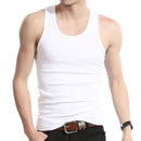 Men Plain O Neck H Type Sports Tanks