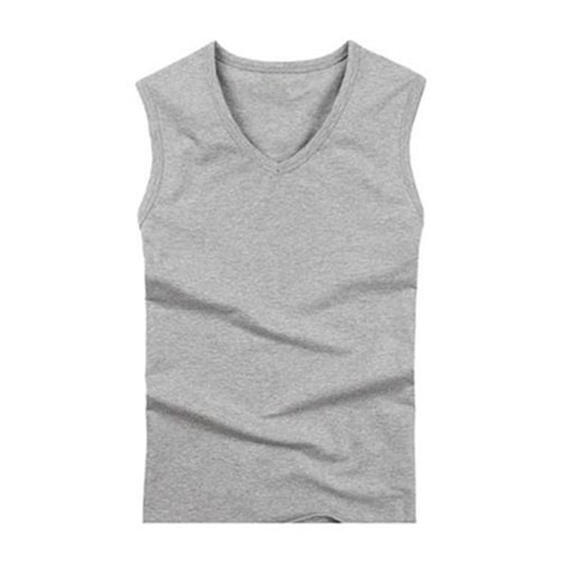 Men Plain Slim Fit Sports Tanks