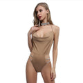 Sexy V Neck Women Halter Spaghetti Strap Bodysuits