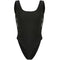 Hot Sale Solid  Color Women Square Neck Sleeveless Bodysuits